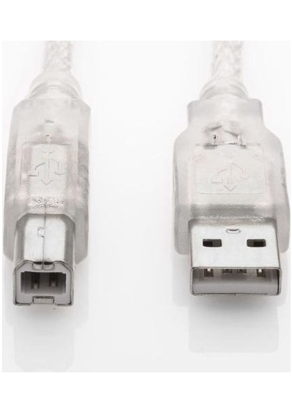 S-Link SL-U2005 S-Lınk 5 Metre USB 2.0 Şeffaf Yazıcı Kablosu
