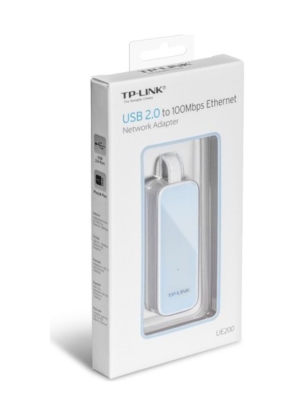 Tp-Lınk UE200 USB 2.0 Ethernet Ağ Adaptörü