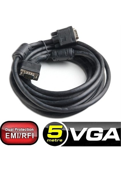 Dark 5m Ferrit Core Emı/rfı Filtreli VGA Monitör Kablosu (DK-CB-VGAL500)