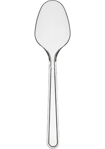 Plastik Lüx Şeffaf Kaşık - 18 Cm. - 3.2 Gr. - 50 Adetlik 3 Paket modelleri