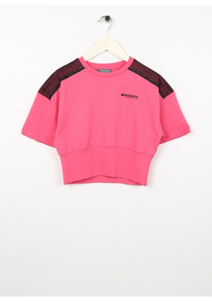 Discovery Expedition Baskılı Kız Çocuk Pembe Sweatshırt Taurıel Gırl