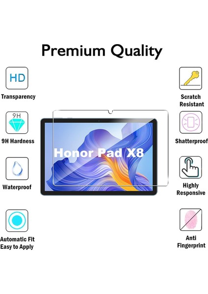 Honor Pad X8 / X8 Lite Ekran Koruuyucu Nano Jelatin Darbe Emici