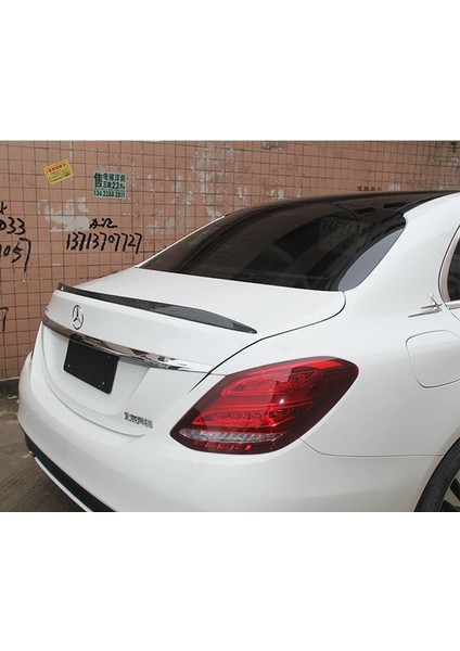 Mercedes W205 C200 Plastik Parlak Siyah Boyalı C63 Spoiler
