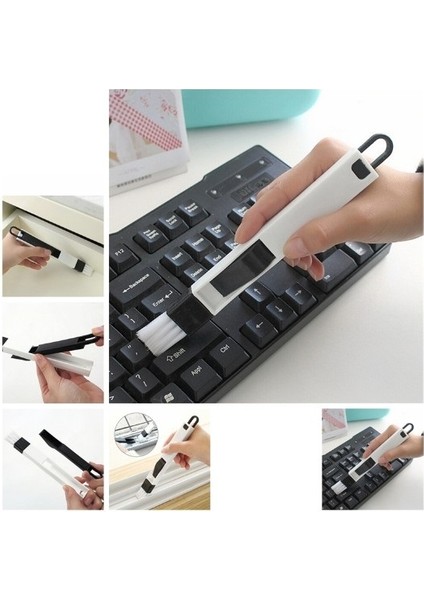 Mini Kürekli Pencere Oluğu ve Klavye Temizleme Fırçası