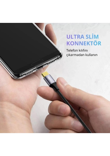 HP-20T Type-C - 3.5mm Aux Ses Kablosu 1mt