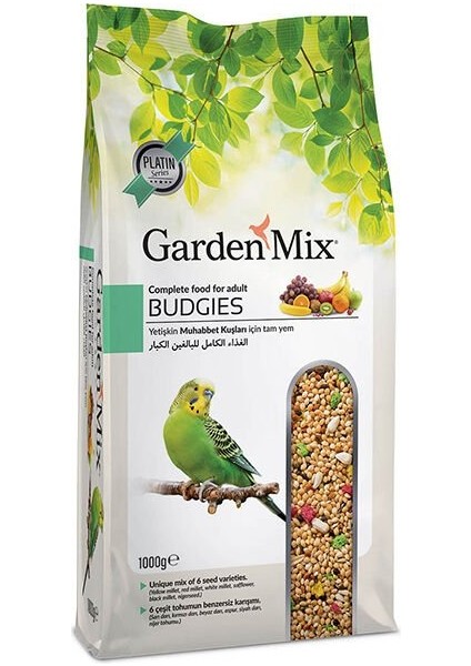 Garden Mix Platin Meyveli Muhabbet Kuş Yemi 1 kg