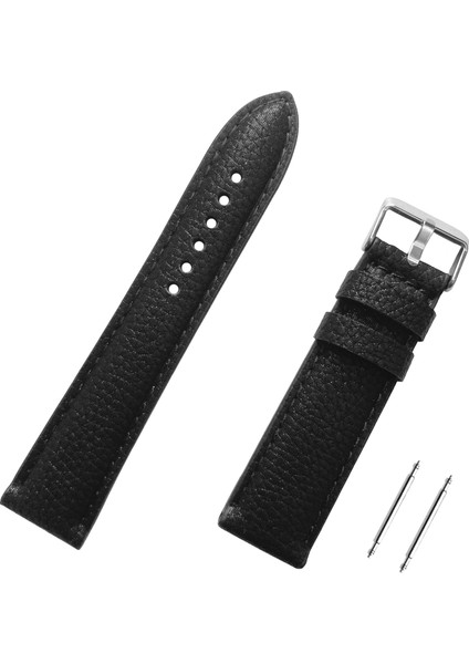 22MM Siyah Saat Kordonu Kayış