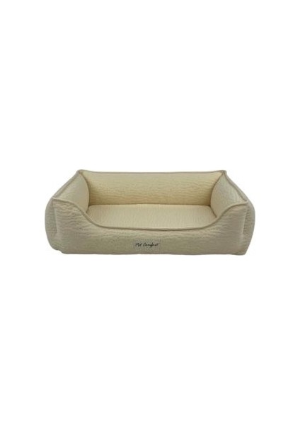 Pet Comfort Bravo Siena Ekru Köpek Yatağı M 60X75CM - Farmapets