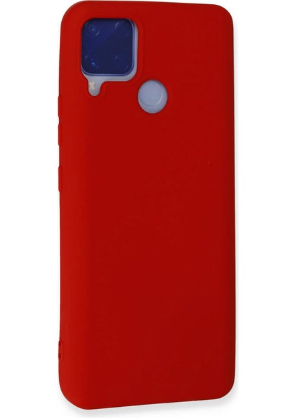 Realme C15 Kılıf Nano Içi Kadife Silikon - Kırmızı 300099 fiyatları