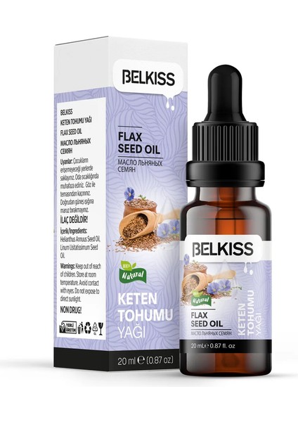 Belkıss Keten Tohumu Yağı 20 ml