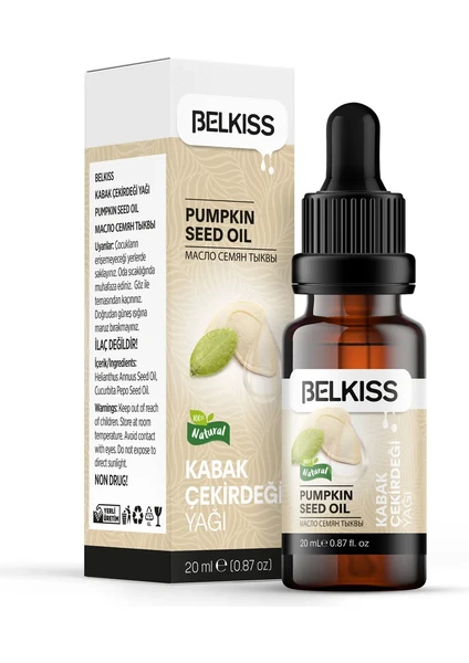 Belkıss Kabak Çekirdeği Yağı 20 ml