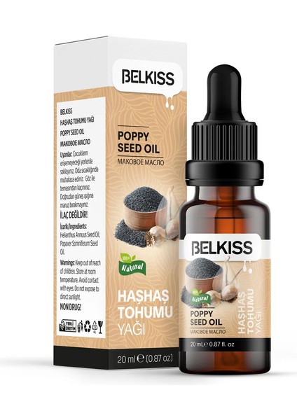 Belkıss Haşhaş Yağı 20 ml