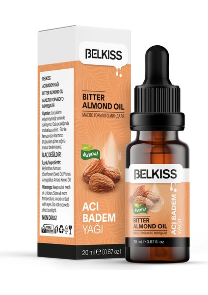 Belkıss Acı Badem Yağı 20 ml