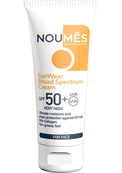 Noumes Yüz Güneş Kremi 100 ml