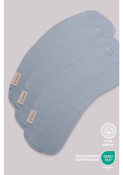 Omuz/Ağız Bezi 4 Kat Müslin %100 Organik 3'lü