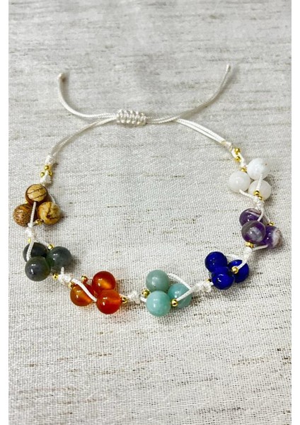 Çakra Bilekliği Makrome Kapama %100 El Işçiliği modelleri