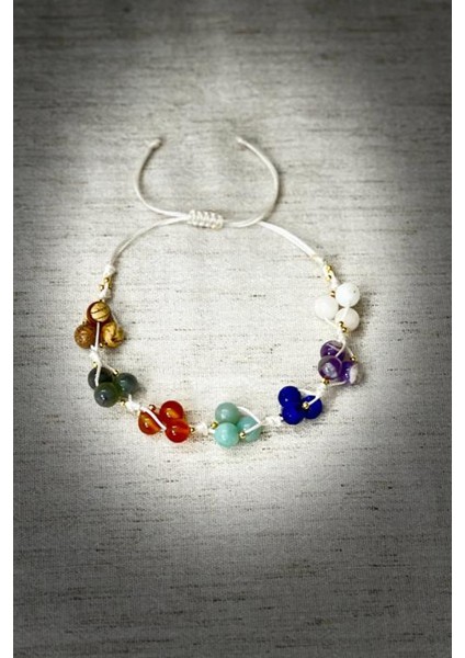 Çakra Bilekliği Makrome Kapama %100 El Işçiliği indirimleri