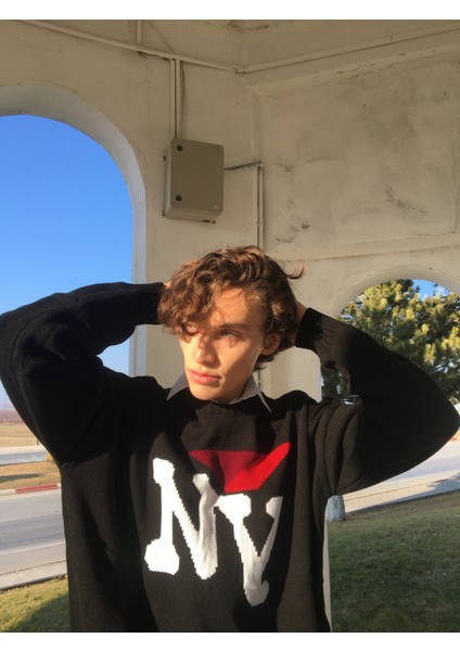 Harry Styles Kazak, Siyah Kazak, Erkek Kazağı, Triko Kazak, Oversize Kazak