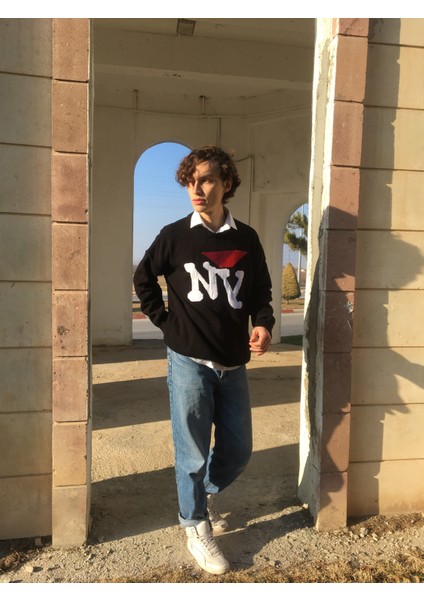 Harry Styles Kazak, Siyah Kazak, Erkek Kazağı, Triko Kazak, Oversize Kazak