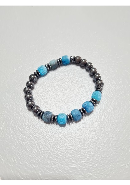 Doğal Taş Bileklik Akik Hematit fiyatları