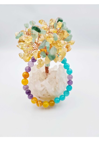 Aşk,sevgi,çiftler Arası Uyum Doğal Taş Bilekliği Amazonit, Akik ve Ametist Doğaltaş Bileklik fırsatları