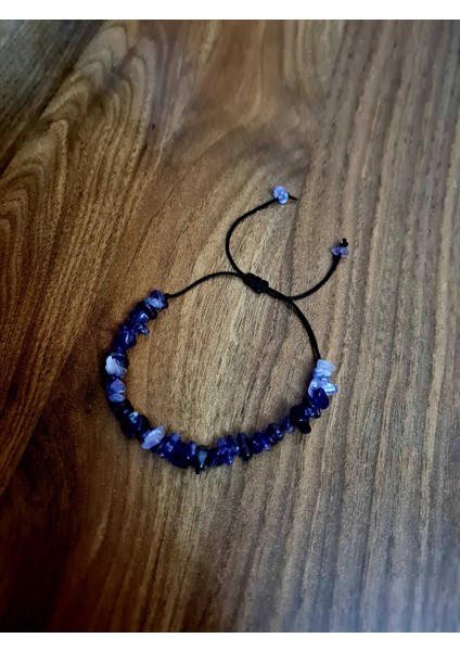 Doğal Kırık Taş Ametist Taşı Bileklik Asansörlü Kilit Sistemi modelleri