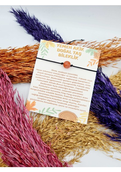 Hakiki Yemen Akik Bileklik Asansörlü Kilit Sistemi Aaa Kalite