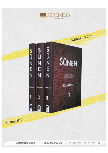 Sünen Dârekutnî (3 Cilt)