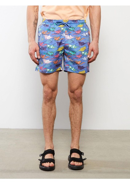 Swımwear Kısa Boy Baskılı Erkek Deniz Şortu modelleri