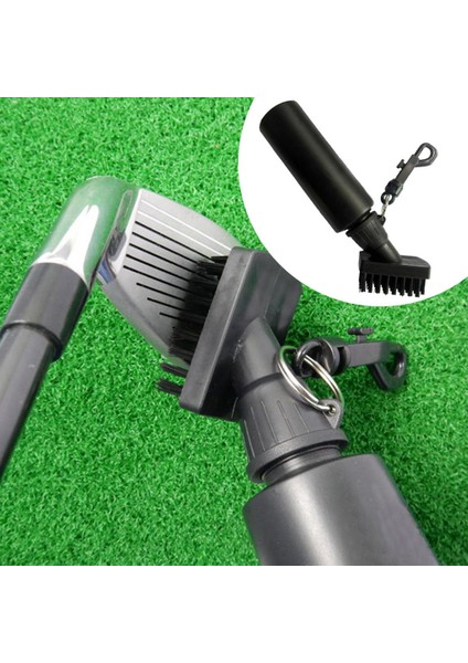 1pcs Golf Kulübü Temizlik Fırçası Çıkarılabilir Şişesi Golf Ekipmanları BLACK03 (Yurt Dışından)