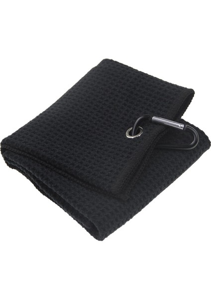 Golf Havlu Mikrofiber Su Emme Havlu Spor Salonu Silme Golf Kulüpleri Aksesuarlar Siyah (Yurt Dışından) fiyatları