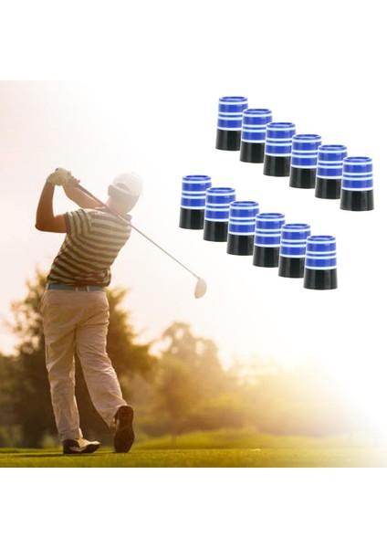12PCS Dayanıklı Golf Demir Ferrules Konik Kama Boyutu .370 Uç Kapaklar Mavi Beyaz (Yurt Dışından) fiyatları