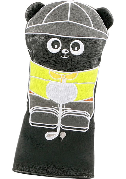 Golf Ipucu Koruması Yeni Başlayanlar Değiştirilebilir Etiket Kalın Golf Kafa Kapağı 1 Siyah (Yurt Dışından)