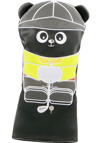 Golf Ipucu Koruması Yeni Başlayanlar Değiştirilebilir Etiket Kalın Golf Kafa Kapağı 1 Siyah (Yurt Dışından) modelleri