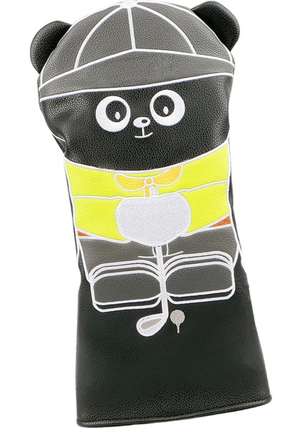 Golf Ipucu Koruması Yeni Başlayanlar Değiştirilebilir Etiket Kalın Golf Kafa Kapağı 1 Siyah (Yurt Dışından) fırsatları