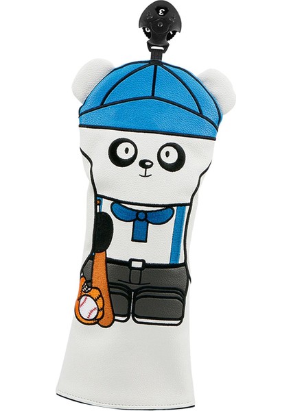 Golf Ipucu Koruması Yeni Başlayanlar Değiştirilebilir Etiket Kalın Golf Kafa Kapağı Beyaz 3 Veya 5 (Yurt Dışından)