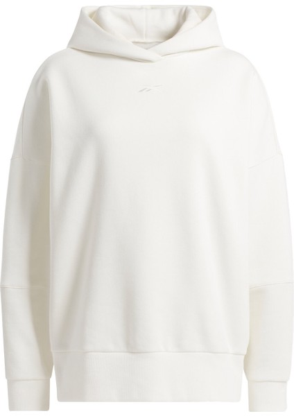 Lux Oversızed Hoodıe Ekru Kadın Sweatshirt indirimleri