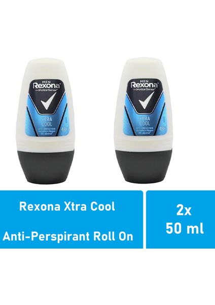 Men Roll On Xtra Cool 50 ml - 2'li Paket