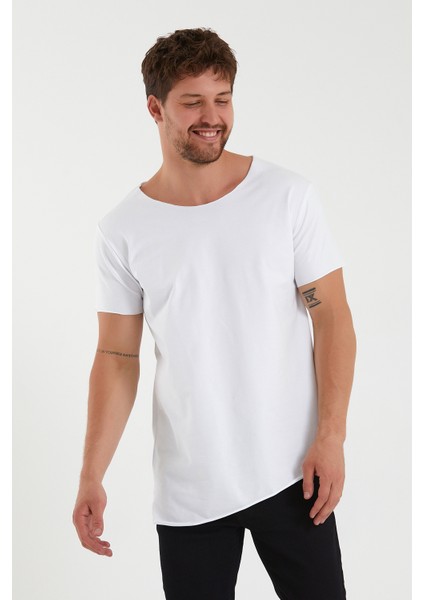 Asimetrik Açık Yaka T-Shirt modelleri