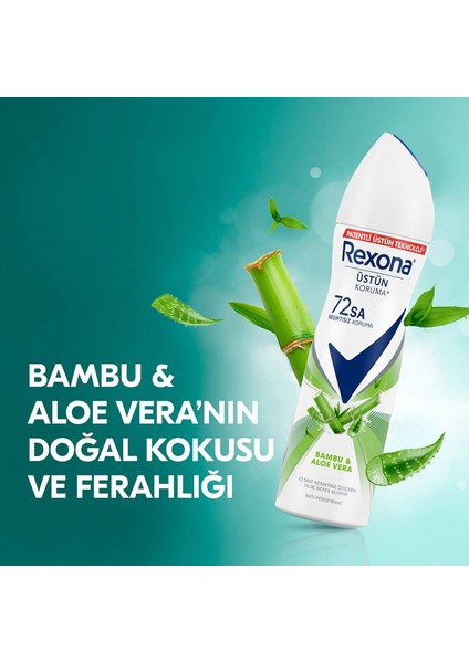 Kadın Deodorant Bambu Aloe Vera 150 ml - 6'lı Paket indirimleri