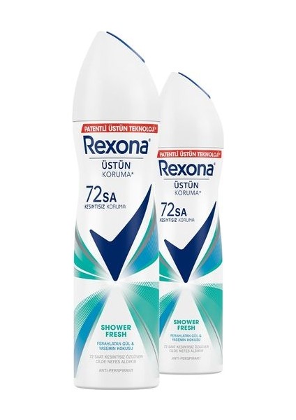 Kadın Deodorant Shower Fresh 150 ml - 2'li Paket