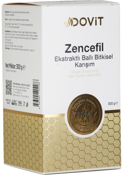 Zencefil Ekstratlı Macun 300 Gr.