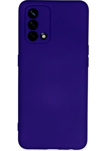 Oppo A74 4g Kılıf Nano Içi Kadife Silikon - Mor 300099