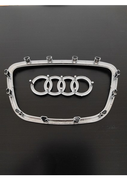 Audi A6 C7 Direksiyon Krom Çerçeve - A6 Airbag Kapağı Çerçeve Amblem