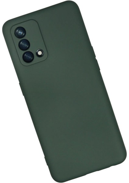 Oppo A74 4g Kılıf Nano Içi Kadife Silikon - Koyu Yeşil 300099 fiyatları