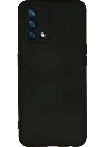 Oppo A74 4g Kılıf Nano Içi Kadife Silikon - Siyah 300099