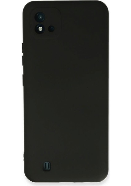 Realme C11 2021 Kılıf Nano Içi Kadife Silikon - Siyah 300099