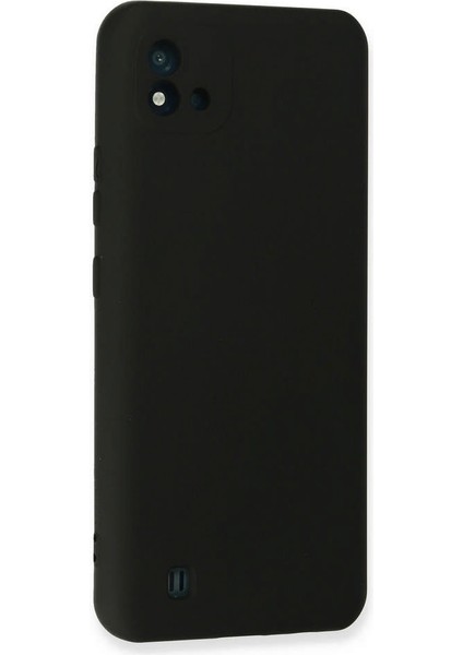 Realme C11 2021 Kılıf Nano Içi Kadife Silikon - Siyah 300099