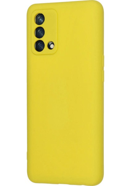 Oppo A74 4g Kılıf Nano Içi Kadife Silikon - Sarı 300099 modelleri