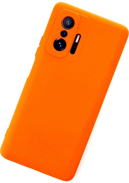 Xiaomi Mi 11T Pro Kılıf Nano Içi Kadife Silikon - Turuncu 300099 modelleri